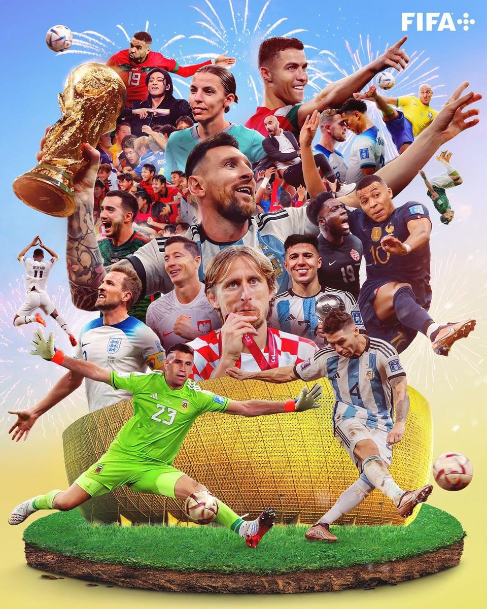 Ufff, el póster de FIFA por el aniversario del comienzo de Qatar 2022.

Qué mundial. 🥹❤️