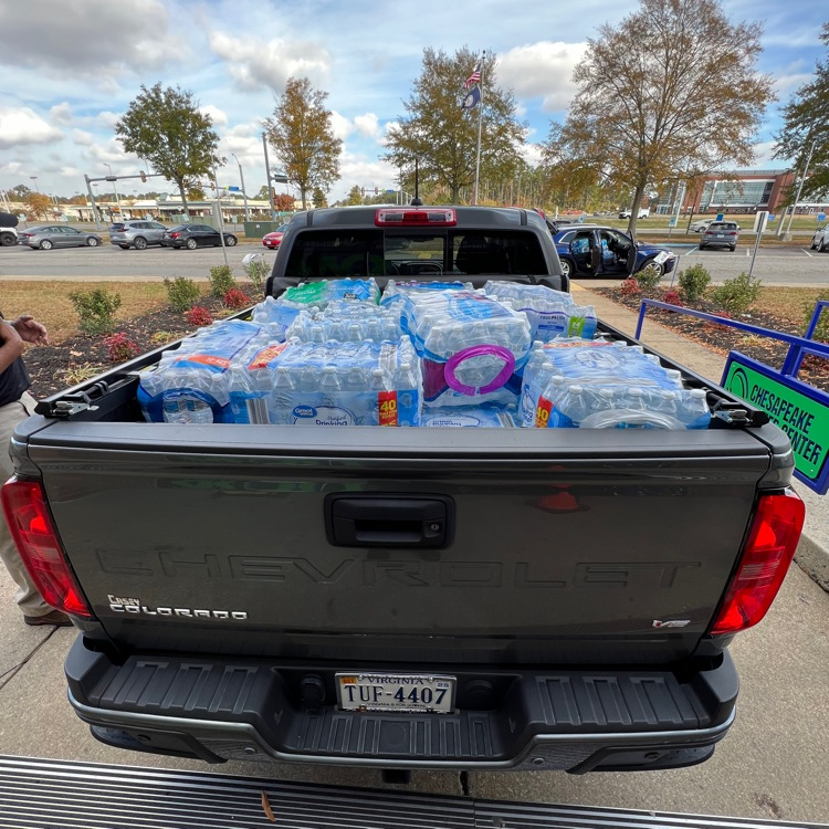 cpkcareercenter's tweet photo. It took four vehicles to get the food items and water to Buffalow Family and Friends! Great job, Cyclones, for collecting 4779 items! ๐๐ฆ๐ #3Cs #ProudtobeCCC #ALLIN #Cyclonesgiveback https://t.co/TxuJScs5or