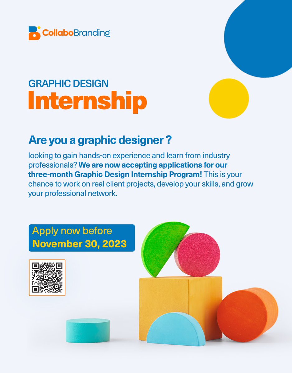 collabobranding's tweet photo. 🎉 Exciting opportunity for Haitian graphic designers! Join our quarterly internship to sharpen your skills and advance your career. Apply by Nov 30th. Elevate your design journey with us! Apply here https://t.co/auxyJPLWYt #GraphicDesign #Internship #Opportunity 🌟 https://t.co/l85MrH7H7z