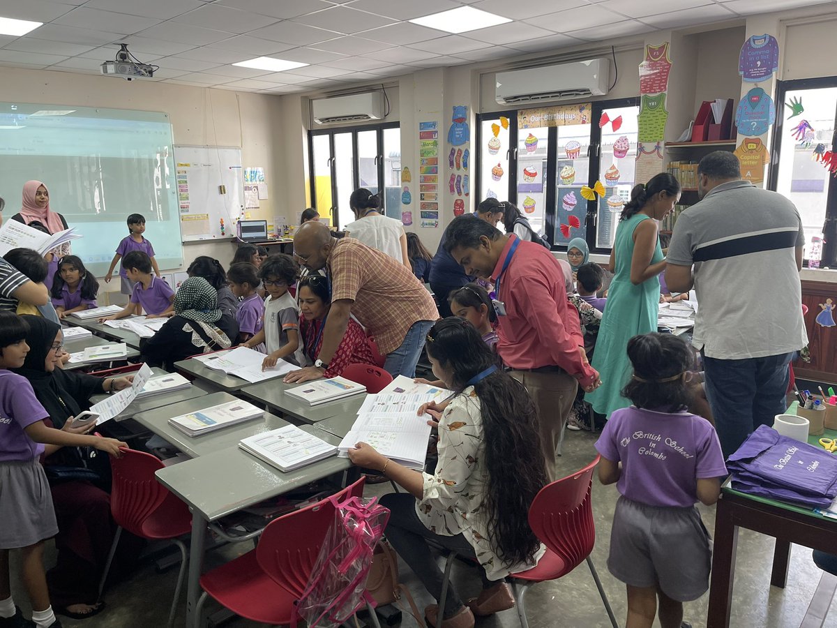 Highlights from the Year 2 Parent Book Look held yesterday <a href="/BSColomboLK/">British Sch Colombo</a> #booklook #year2 #BSC