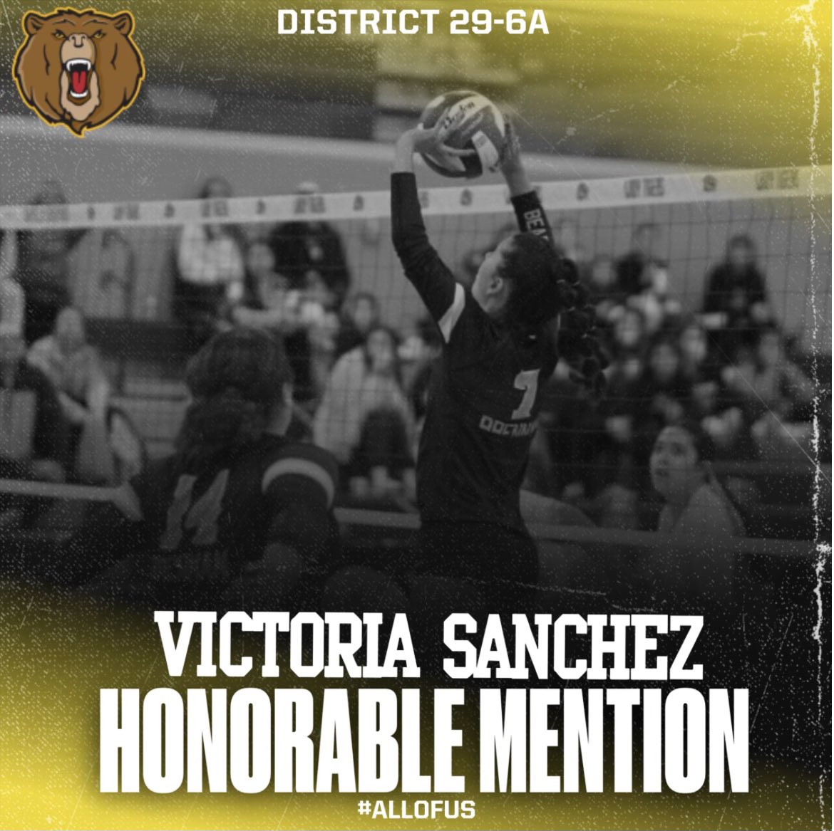 BrennanVolleyball (@brennanbearvb) on Twitter photo Congrats to our girl <a href="/torisanchez2024/">Victoria Sanchez</a> for earning Honorable Mention All-District honors for 29-6A! We are so proud of you.
<a href="/NISDBrennan/">Brennan High School</a> <a href="/BoosterBrennan/">Brennan Athletic Booster</a> Congrats to our girl <a href="/torisanchez2024/">Victoria Sanchez</a> for earning Honorable Mention All-District honors for 29-6A! We are so proud of you.
<a href="/NISDBrennan/">Brennan High School</a> <a href="/BoosterBrennan/">Brennan Athletic Booster</a>