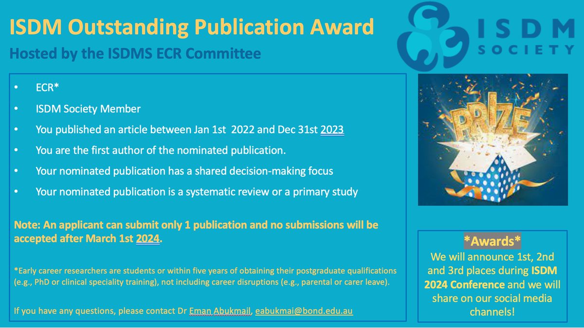 Hi everyone! We are excited to announce that our publication award competition is launched! If you are interested, please apply through this link: bond.qualtrics.com/jfe/form/SV_8C…