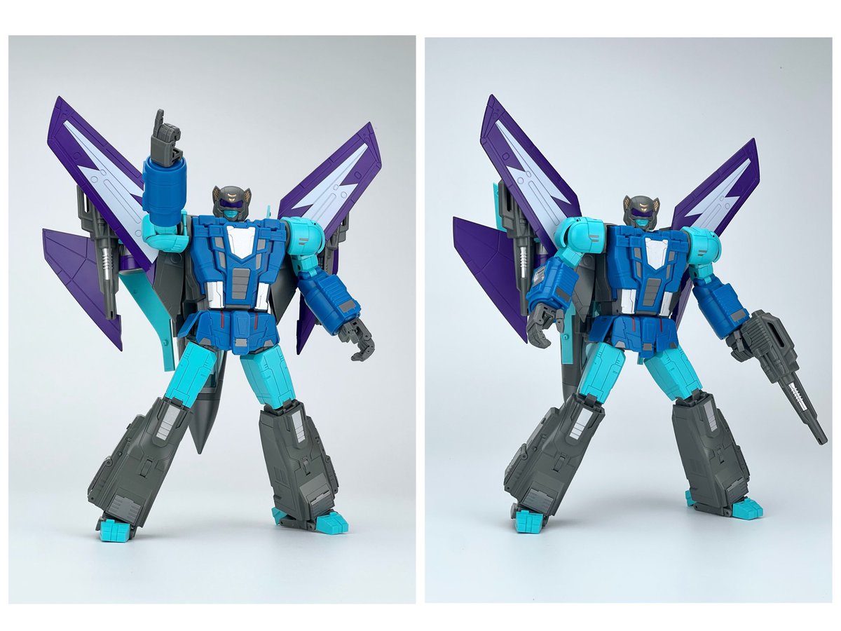 fans_hobby's tweet image. Check out the first full colour sample of MB-24 DARK STRIKE - Robot Mode , enjoy!!

Have been asked if back wings can be rotated up side down, the answer is YES!

Also placed together with MB-24 LERNAEAN (with stickers applied)! 

#fanshobby #thirdpartytransformers #masterforce