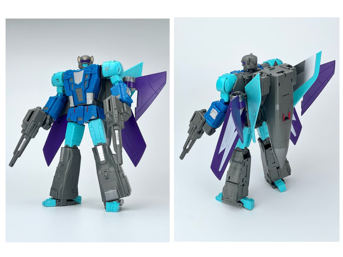 fans_hobby's tweet image. Check out the first full colour sample of MB-24 DARK STRIKE - Robot Mode , enjoy!!

Have been asked if back wings can be rotated up side down, the answer is YES!

Also placed together with MB-24 LERNAEAN (with stickers applied)! 

#fanshobby #thirdpartytransformers #masterforce