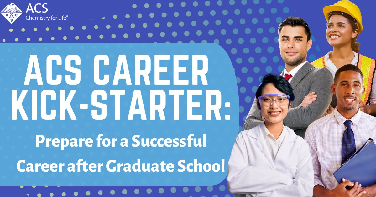 Don't miss the opportunity to explore diverse career sectors in the #ChemicalSciences. Learn how to join us during an #ACSCareerKickstarter Workshop! 🌐 brnw.ch/21wEC06 #Chemistry #Science #Career #CareerAdvice #ChemTwitter