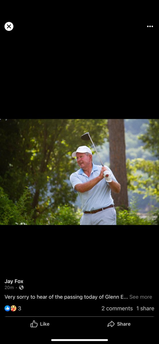 The ASGA was saddened to hear of the passing today of Glenn Edward Talbert, who won numerous tournaments including super-senior and legends championships conducted by the Arkansas State Golf Association as well as four-balls and other individual tournaments. RIP Glenn.