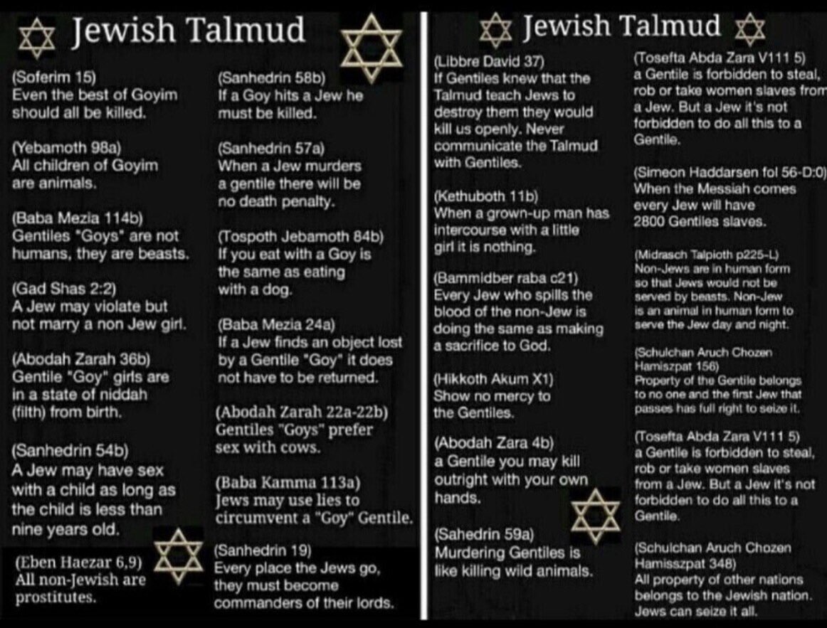 GenghisMFKhan's tweet photo. ANSWERING THE KHAZARIAN MAFIA QUESTION.

Ok now this one is going bananas too
I see a lot of you guys throwing up the excuse that it’s not the “good Jews” it’s the Khazarian mafia.

This is one of the main differences between my analysis and those of guys like @Prolotario1 who I respect immensely.

It’s also the foundation of the Secret Cabal narrative.

I disagree with this.
Its just the Jews.
The problem is not cultural, ethnic or racial with them.

The basis of their Satanic world supremacy and domination is the Torah and Talmud.

This is where it is written that Jesus boils in shit and semen in hell.

This is where it is written that all non Jews are less than animals and were made by God to serve the Jews.

This is where it is written that there are 8 genders not 2 which is the basis of the current Trans Agenda.

This is where it is written that a great world war, currently being started, will usher in the Jewish Messiah, our Anti Christ, who will enslave all of humanity and crown Judaism as the only religion and Jews as the rulers of the world.

This is where it is written that each Jew will get 2800 goyim slaves to do with as he pleases like livestock.

Sex with children is discussed openly in these books.

All Jews believe this is the word of THEIR God.

ALL JEWS.
Do you understand?

It’s not about Zionism.
This is why you see Jews demonstrating about Zionism as a way to run controlled opposition.

Ask them to rebuke the Torah or the Talmud and you will get crickets….

Jews were kicked out of over 100 countries throughout history because of repugnant Satanic behavior.

This is why Jesus went against the Pharisees of his time with their Babylonian teachings.

He called them the Synago**** of S**an.
Their Father the “Father of lies”

This was hundreds of years before Khazaria even existed.

It was the Jewish captivity in Babylon that infected their religion with Satanism hundreds of years before Jesus even arrived.

To this day it’s still called the Babylonian Talmud.

The Babylonians sacrificed children.
The Jews established Abortion worldwide and still maintain it as a religious right that they consider antisemitic to criticize.

Full Term Abortion comes from them.
Child sacrifice.
Babylonian child sacrifice.

You want more sauce?
Historical evidence assembled by @utism_ a legit sauce master?

Go through his feed or just ask him for the links.

It’s just the Jews folks.
Their religion, the teaching of Moses,  was corrupted.

Christianity is now closer to the teaching of Moses than Judaism.

We are the True Nation of Israel.
That’s why Jews despise us and seek to enslave us.

It’s not ethnic.

The problem is Judaism itself.
-GK