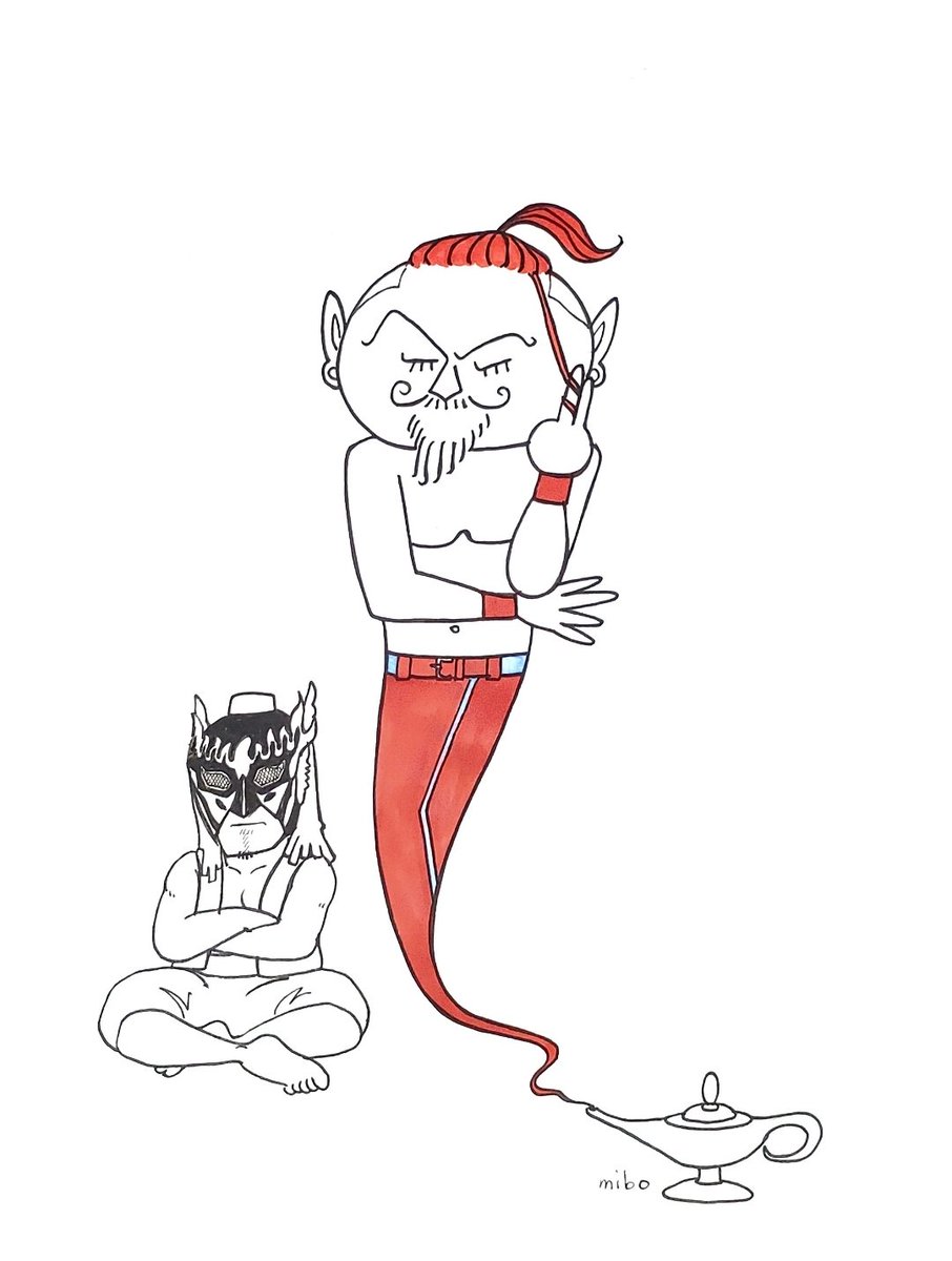 mibo_mibott's tweet image. おはようございます(ﾟ∀ﾟ)ﾉ
モンスターソースのお二人を描けたら良いのですが、まずは以前描いたゼインちゃんとアーチャー選手の絵を。どちらにも何故かデスペ氏がいるのですが。
#過去絵
#LanceArcher 
#ランス・アーチャー
#AlexZayne 
#アレックス・ゼイン
#ElDesperado 
#MonsterSauce