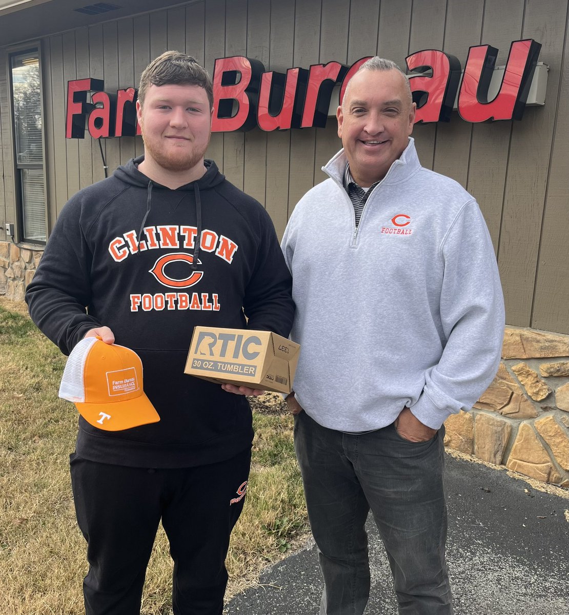 Farm Bureau Clinton (@bureauclintontn) on Twitter photo Congratulations to the Farm Bureau Player of the Week, Rhett Seivers! Rhett and all of the Dragons had a great season we are extremely proud of their accomplishments! <a href="/ClintonStrong4U/">ClintonStrong</a> <a href="/CHSDragonsFB/">Clinton Dragons Football</a> <a href="/FBITN/">Farm Bureau Insurance of Tennessee</a> <a href="/ACSchoolsTN/">Anderson County Schools TN</a> <a href="/mb210/">Michael Bowers</a> Congratulations to the Farm Bureau Player of the Week, Rhett Seivers! Rhett and all of the Dragons had a great season we are extremely proud of their accomplishments! <a href="/ClintonStrong4U/">ClintonStrong</a> <a href="/CHSDragonsFB/">Clinton Dragons Football</a> <a href="/FBITN/">Farm Bureau Insurance of Tennessee</a> <a href="/ACSchoolsTN/">Anderson County Schools TN</a> <a href="/mb210/">Michael Bowers</a>