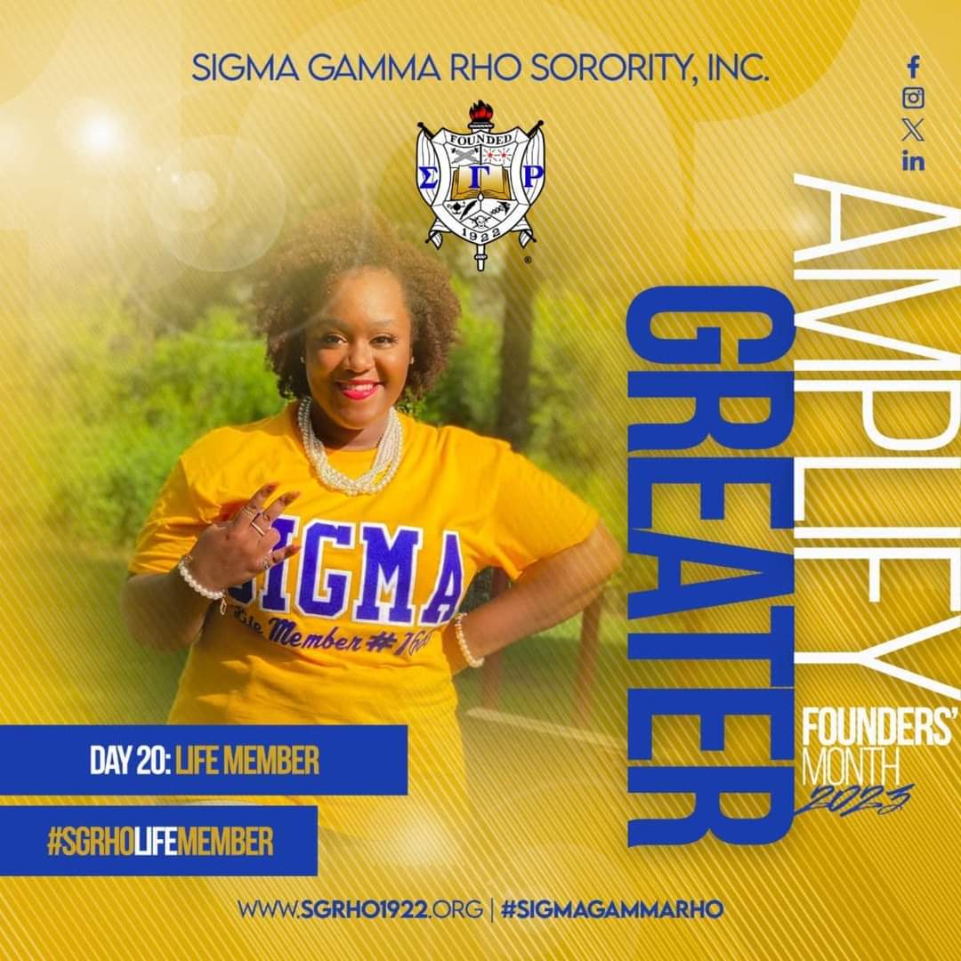 tfoste72's tweet image. 30 Days of Sigma 
Day 20: Life Members💙💛🐩

Life Member 1251 checking in! 

#SGRhoLifeMember #LifeMember1251
#EtaSigmaSigma #MuPsiMade #Fall93
#SigmaGammaRho #AmplifyGREATER
#GreaterWomenGreaterWorld #SGRho101