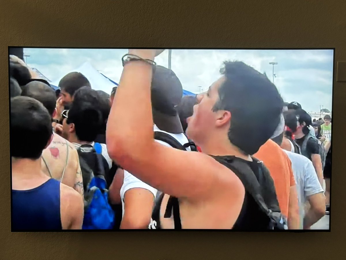 I came across a random YouTube channel with a bunch of videos from shows I’d been to. I thought maybe I’d find Anthony in one. He walked right into frame during this video of Thieves playing warped tour in 2012.