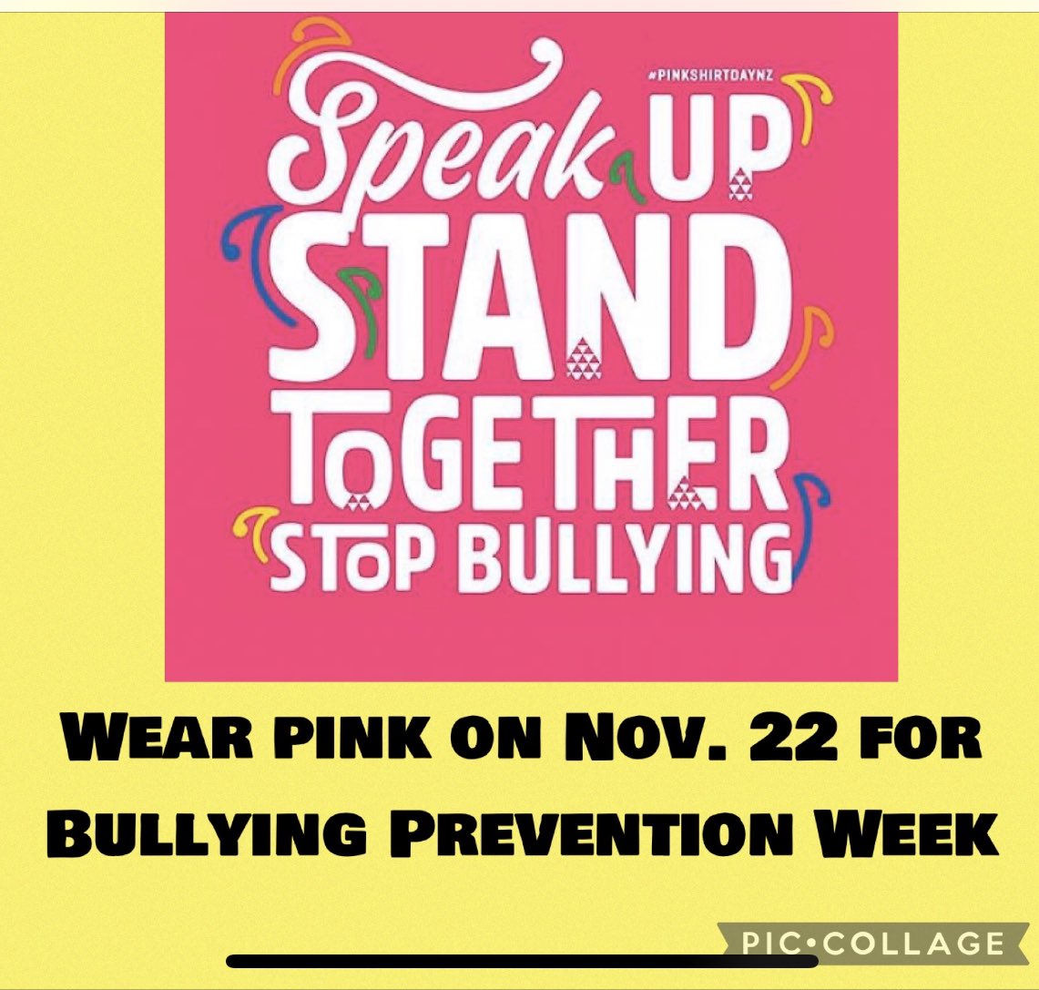 #SpeakUp #standtogether #stopbullying #lkdsb