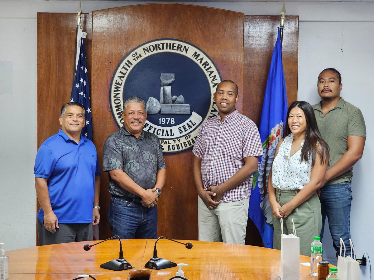 On Thursday, November 16, 2023, Mayor Edwin P. Aldan met with the United States Agency for International Development (USAID), fostering collaboration on a program with CNMI PSS and NMC to recruit students who are passionate about international development and public policy.