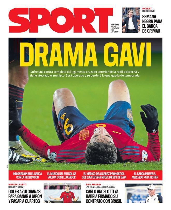 EFEdeportes's tweet photo. 🗞️ ¡Buenos días! Estas son las principales portadas de la prensa deportiva de hoy, 21 de noviembre. #FelizMartes https://t.co/ATW58Si16b