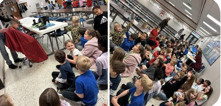 First grade had guest speakers from the community come and speak to their classes today for a culminating activity. They even had a student have their hair cut from a local barber! <a href="/TeacherMama615/">TeacherMama</a> <a href="/MrsKim1st/">Kim Pierce</a> <a href="/MrsKaylas1st/">Mrs. Kayla’s 1st Grade</a> <a href="/mrstanathompson/">Montana Thompson</a> <a href="/ms_carlie_/">Carlie Jennette</a>  <a href="/sbes_bobcats/">SBES</a> <a href="/DCS_TN/">Dickson Co Schools</a>