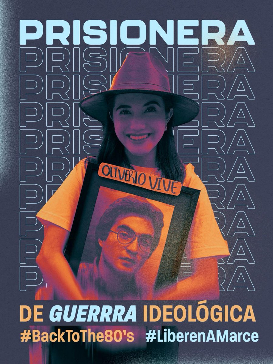 CarmenCrdelon's tweet photo. Este gobierno en lugar de mejorar el país lo ha retrocedido a los años 80. Debe liberar a los presos políticos. Secuestrados por participar y expresar su opinión
#LiberenAlosPresosPoliticos
#BackToThe80’s
#LiberenAMarce https://t.co/IYMzYWiQh4