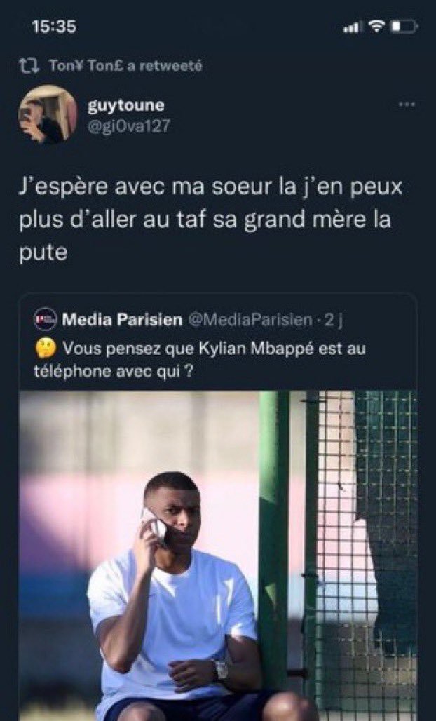 Ce screen me fume de rire matin, midi et soir ptdrrr