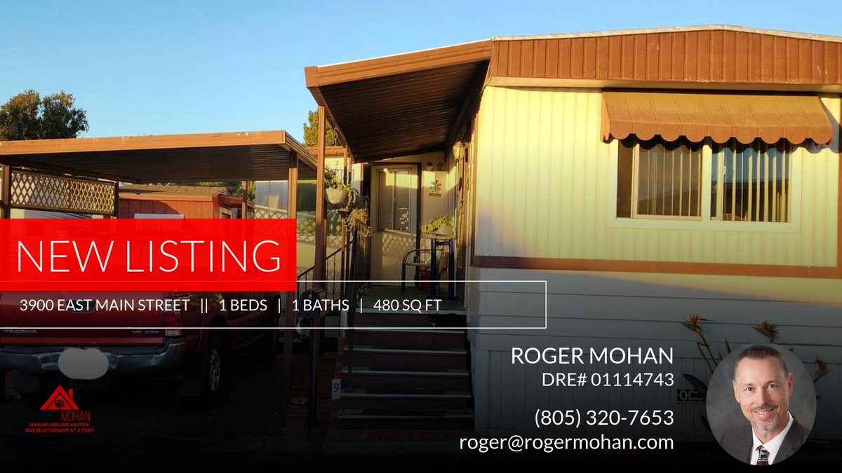 RogerMohan's tweet photo. 📍 New Listing 📍 Take a look at this fantastic new property that just hit the market located at 3900 East Main Street 9 in Ventura. Reach out here or at (805) 320-7653 for more information

Roger Mohan, Realtor
DRE# 01114... https://t.co/WDeJctR5lf https://t.co/HZJ7gKcRHA