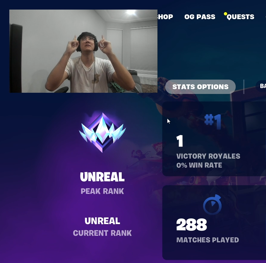 the real og Fortnite goat is back🥱