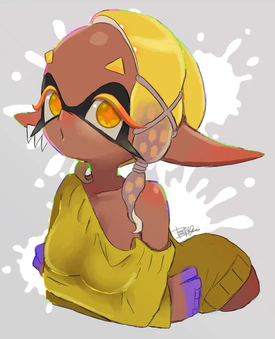 のんびりウツホちゃん #Splatoon3 #splatoonart