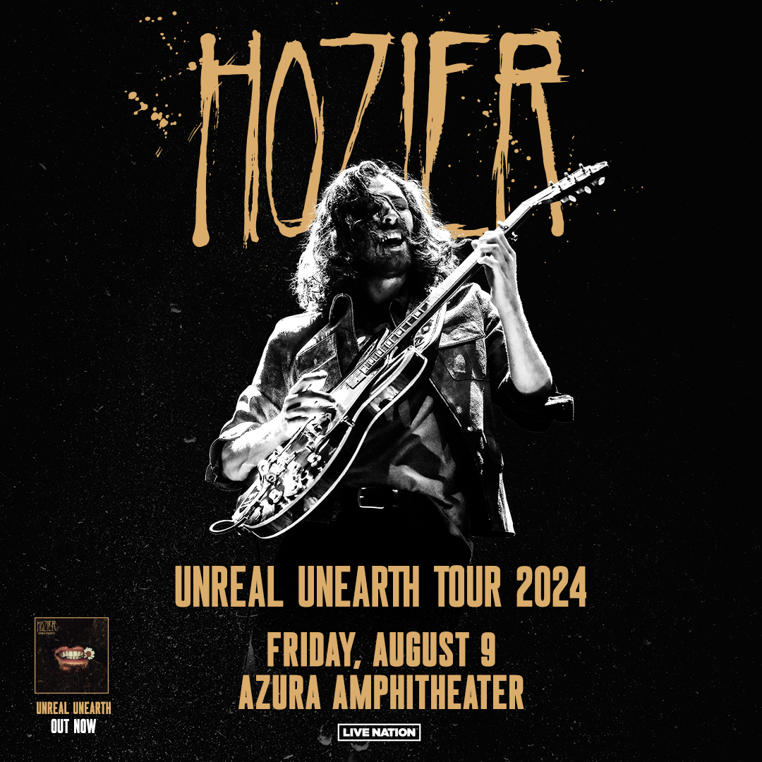 🗣We couldn't whisper when you needed it shouted that you don't want to miss <a href="/Hozier/">Hozier</a> at <a href="/AzuraAmp/">Azura Amphitheater</a> for the Unreal Unearth Tour 2024! The Azura Amp Box Office is open every Friday from 10a-4p or you can visit hubs.la/Q029xjpf0 for your ticket purchasing needs.
#UnrealUnearth