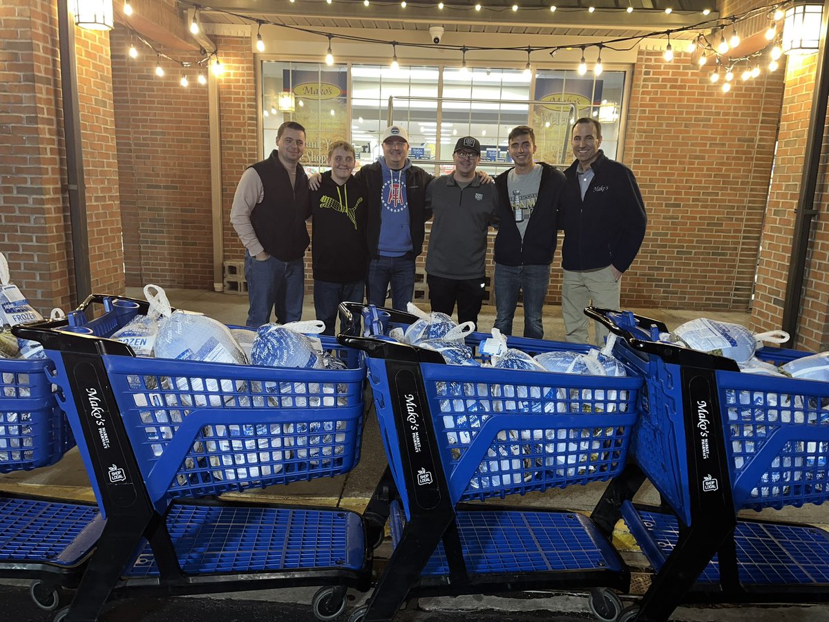 50 Turkeys donated for the Ross Annual Turkey Drive. Thanks to Mako’s for the support