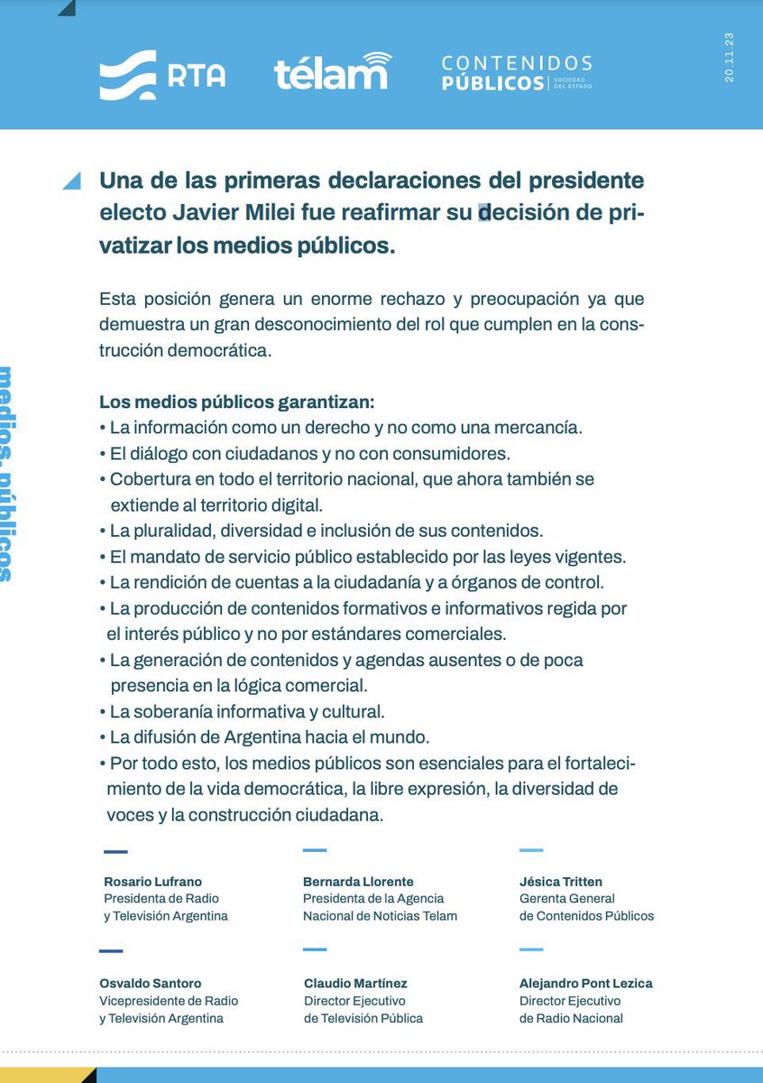 figuel's tweet image. #MediosPublicos