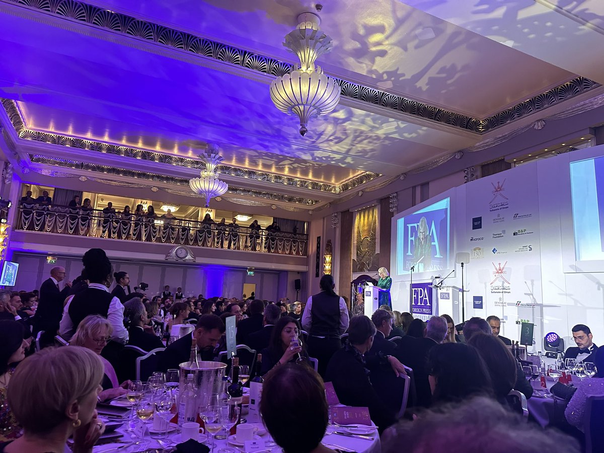 What an incredible night at the <a href="/FPALondon/">Foreign Press Association in London</a> awards - celebrating the oldest press association in the world. Hosted by Queen Camilla and including a special dedicated prize for the next <a href="/cityjournalism/">City Journalism</a> <a href="/CityUniLondon/">Anna</a> foreign correspondent