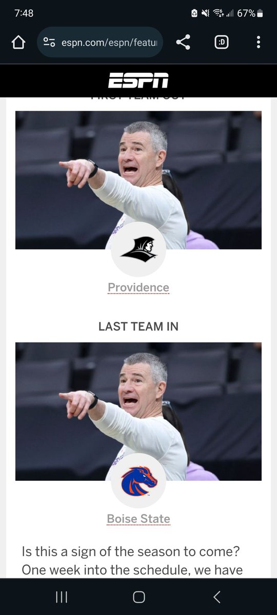 andrewperry06's tweet image. Providence quite literally getting overlooked by the media, again.  @espn 🤦‍♂️ #pcbb