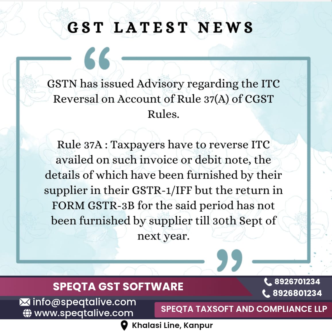 Speqtasoft's tweet photo. To Activate free Software Click the below link:๐
https://t.co/6IGiW7L7hQ
#SPEQTAGST
#HSNSUMMARY
#gstr9c
#GSTR9
#Ease_of_Doing_GST๐ฃ๐ฃ
#latestnews
#GST https://t.co/gbKYaLkakg