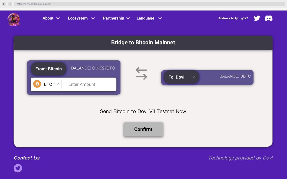 We're giving you an early dramatization of our product prototype.

The first version of the product will soon be launched in public beta, welcome to participate in the test!

#Ordinals #BTC #Layer2
