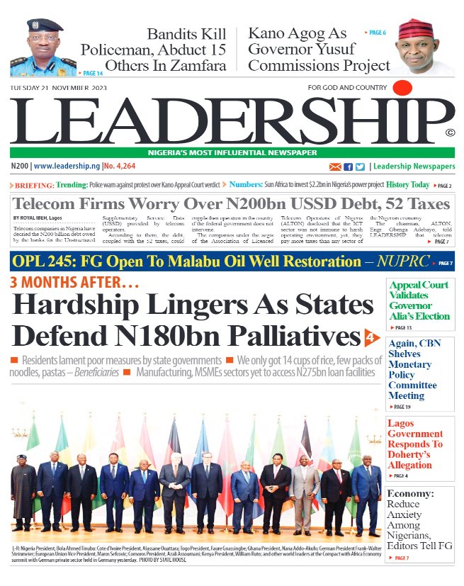 alpha1065fm's tweet photo. Newspaper 🗞️ #Headlines Tuesday 21st  Nov  2023:
#SportsUpdate #BreakingNews 
#NigerianNews
#OrieMarketDay

(2) https://t.co/u0thrblri3