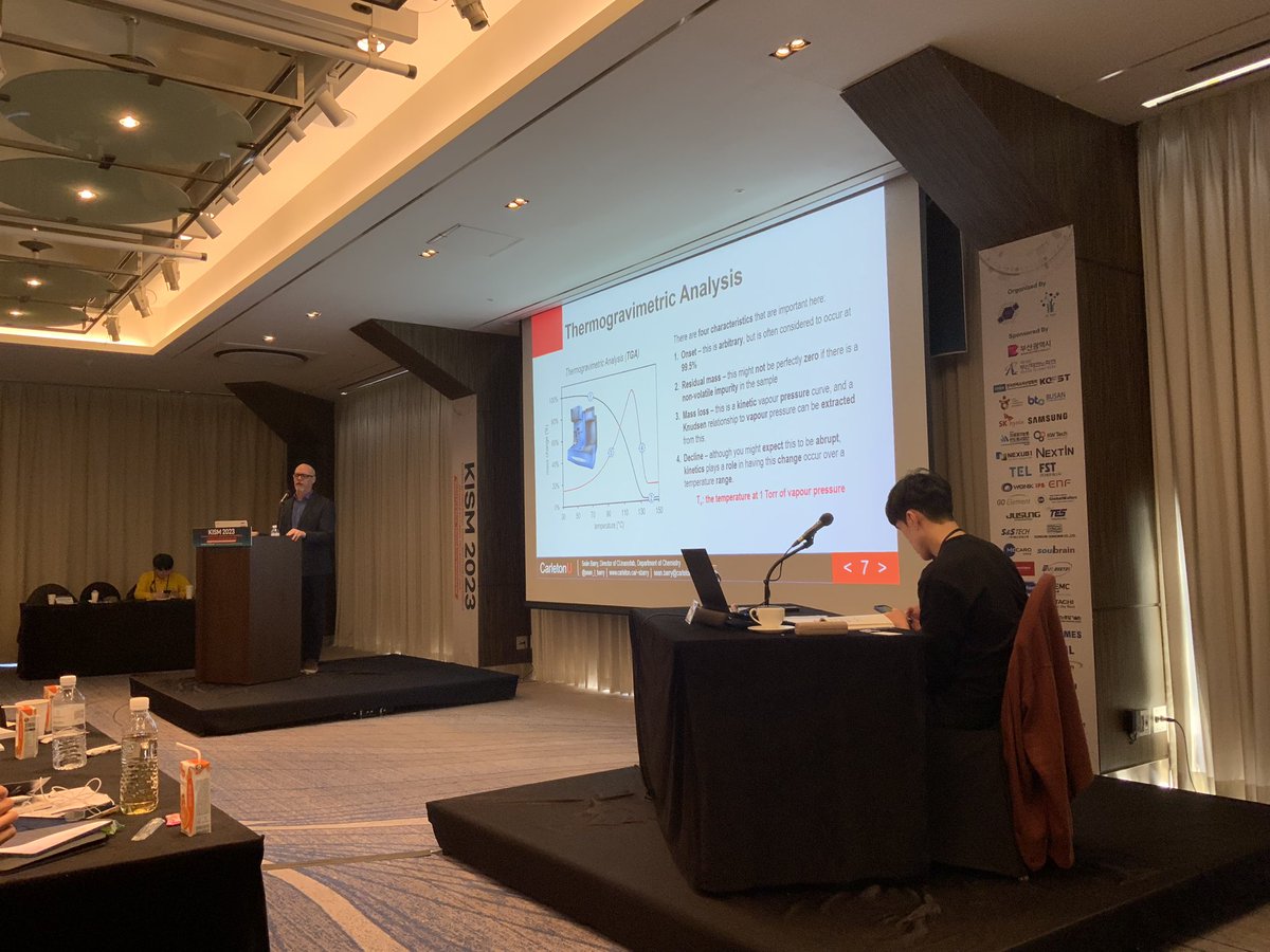 Who is going to put up a photo of Prof. @sean_t_barry while he is presenting himself at #KISM2023?