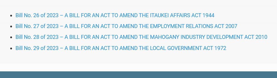 Click 👉shorturl.at/acmX1 for the #bills tabled in #FijiParliament today! #TeamFiji #FijiNews #FijiParl