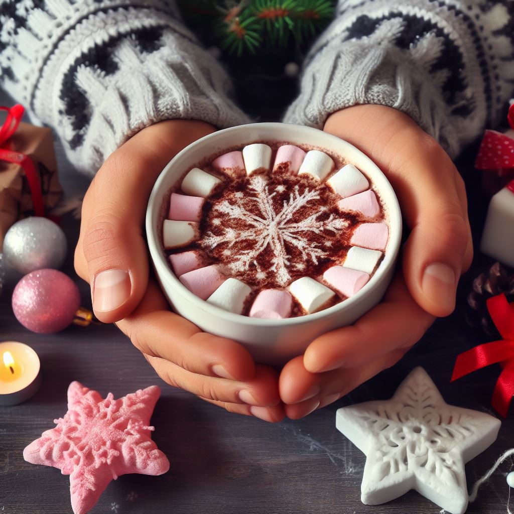 LeoJespha's tweet photo. Cocoa and coziness โ what's your favorite winter treat to savor by the fire? โ๐ฅ
#WinterIndulgence #aiart https://t.co/PiTN7t9gOZ