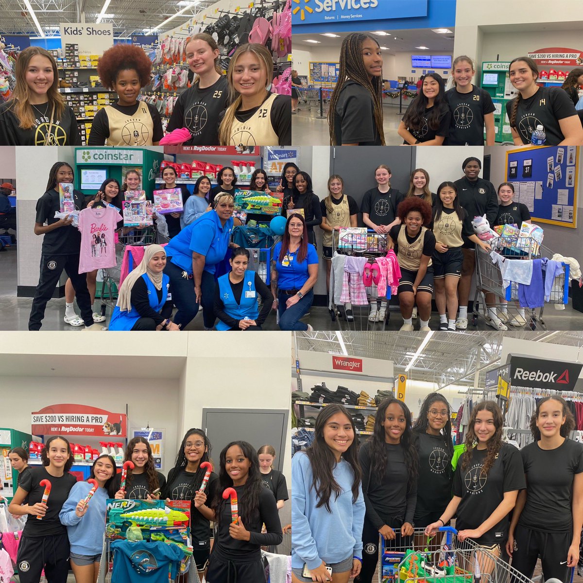<a href="/JHSWarriors_GBB/">Katy Jordan Girls Basketball</a> had a great time doing their elf work for Santa Cops today!! Thanks so much to our Fulshear Walmart family for being willing to get involved and help out.