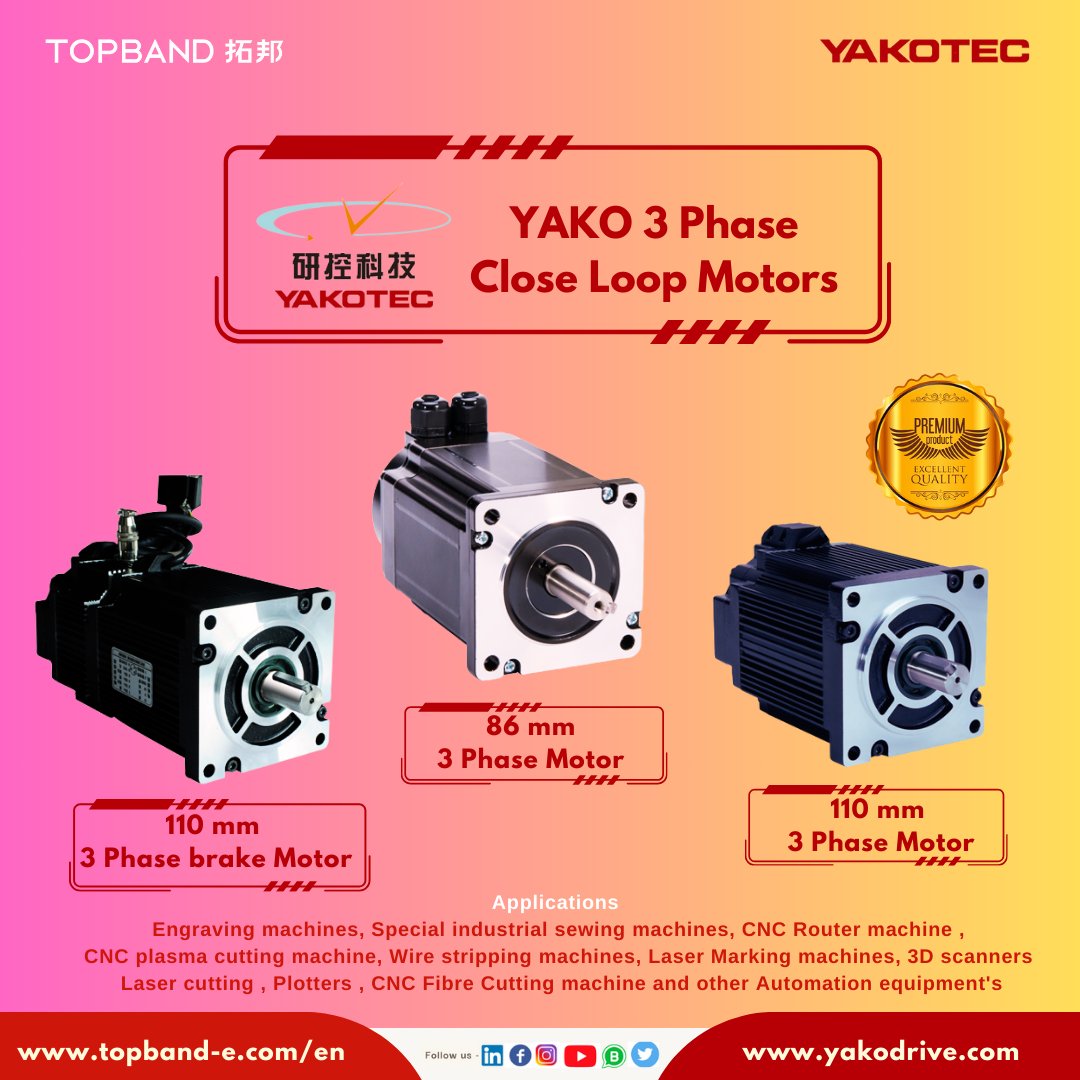 𝐘𝐚𝐤𝐨𝐭𝐞𝐜 𝐂𝐥𝐨𝐬𝐞𝐝-𝐥𝐨𝐨𝐩 𝐬𝐭𝐞𝐩𝐩𝐞𝐫 𝐦𝐨𝐭𝐨𝐫𝐬 𝐜𝐨𝐦𝐛𝐢𝐧𝐞 𝐭𝐡𝐞 𝐚𝐝𝐯𝐚𝐧𝐭𝐚𝐠𝐞𝐬 𝐨𝐟 𝐭𝐫𝐚𝐝𝐢𝐭𝐢𝐨𝐧𝐚𝐥 𝐨𝐩𝐞𝐧-𝐥𝐨𝐨𝐩 𝐬𝐭𝐞𝐩𝐩𝐞𝐫 𝐦𝐨𝐭𝐨𝐫𝐬 
#yako #yakotec #topband #steppermotor #stepperdrives #automation #technology #engineering