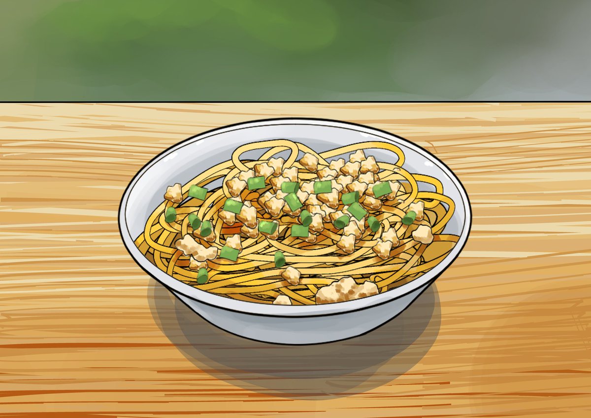 Prompt_Topia's tweet photo. Lunch with noodle 💖

#digitalart #CommissionedArt #commissionsopen #mie #noodle #art #foodlover https://t.co/lELyu6uUcn