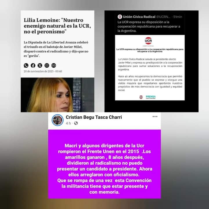 TascaQ22's tweet photo. Tengan Dignidad dirigentes @ucrnacional 
Ya Macri y todo lo del pro lo usaron , bardearon a la @ucrdiversidad y lo boquearon en actos y así. 
Rompan ya ..
Las bases tienen que hacer ruido https://t.co/Ss9zLlu0qF