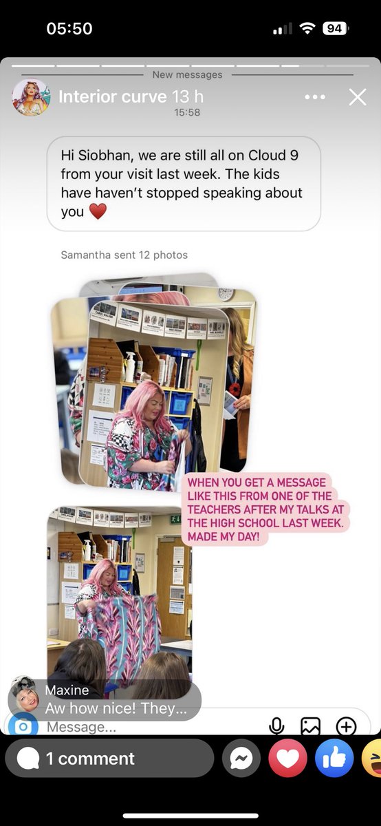 CastlefordDT's tweet photo. We are so proud to have had Interior Curve Designer, Siobhan Murphy visit us 🪩
We are all so inspired 💓💜💯
#InteriorCurve #SiobhanMurphy #Design #Inspiration #DesignersOfTheFuture #BritishDesign #BritishDesigners #LocalCommunity #Castleford https://t.co/ICsowMEZLY