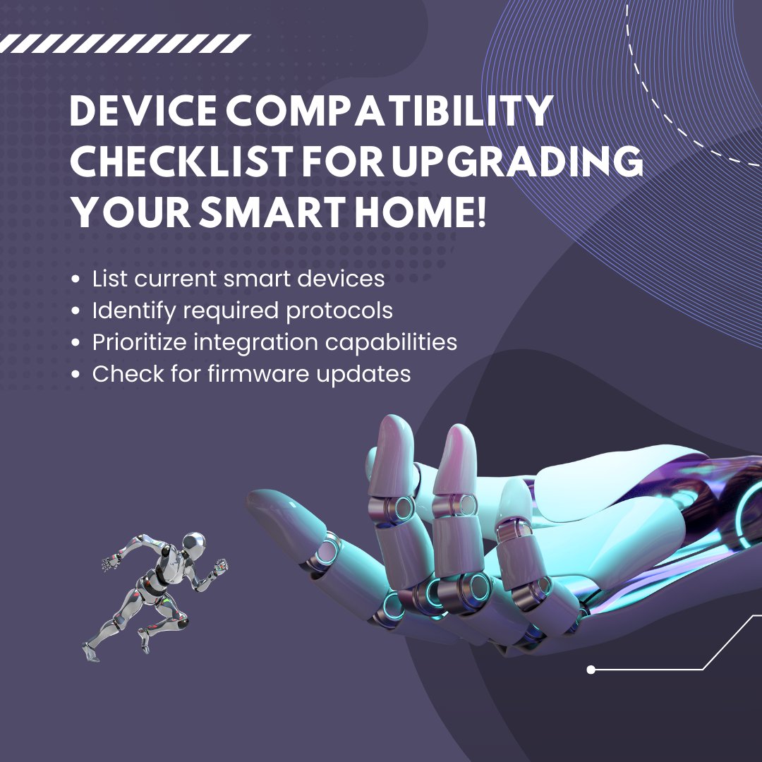 learnalearning's tweet photo. Tech harmony at home! ✅📱 Use our checklist to ensure smooth integration when upgrading your smart home. Start syncing your devices today! 🔄🏠

#SmartHome #DeviceCompatibility #IoTDevices #SmartTechChecklist #HomeAutomation #TechCompatibility https://t.co/2j1VMgXd13