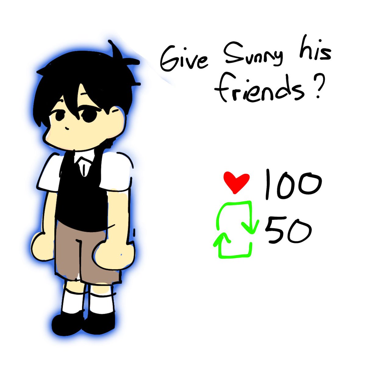 ashleyashington's tweet image. He is lonely.
[ #omori #omorisunny #omorifanart ]