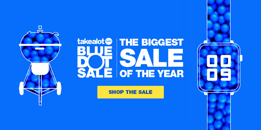 This week, stand to win whatever is in the #TakealotBlueDotSale cart… but only if you can guess what it is! WhatsApp the word 'Takealot' to 061 7000 800 to enter, then follow the prompts. We could be calling you back! Find out more on ow.ly/Hxfn50Q8LRI. Ts and Cs apply.