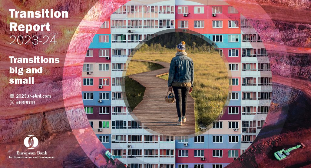 Our new EBRD Transition Report is out! 
It measures the impact of the green transition on economies and individuals.

It shows how the shift to green will influence jobs, households and life satisfaction.

#EBRDtr

ebrd.com/news/2023/the-…