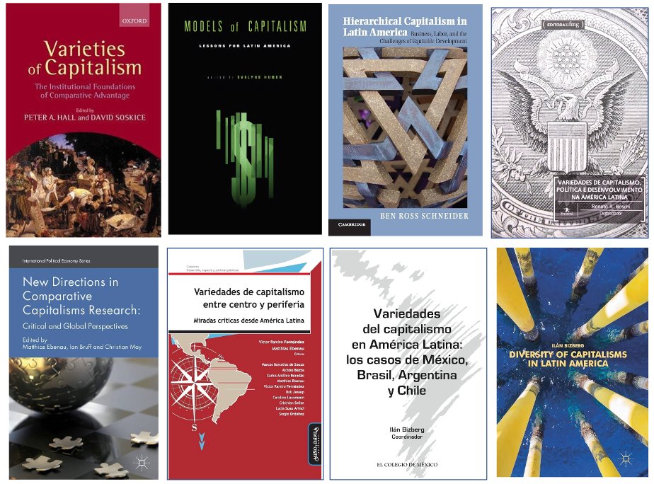 𝗩𝗮𝗿𝗶𝗲𝗱𝗮𝗱𝗲𝘀 𝗱𝗲 𝗰𝗮𝗽𝗶𝘁𝗮𝗹𝗶𝘀𝗺𝗼 𝗲𝗻 𝗔𝗺𝗲́𝗿𝗶𝗰𝗮 𝗟𝗮𝘁𝗶𝗻𝗮. El libro de Hall y Soskice (2001) sobre variedades de capitalismo impulsó una interesante agenda de investigación sobre América Latina. Aquí hay algunas contribuciones a esta agenda.👇
