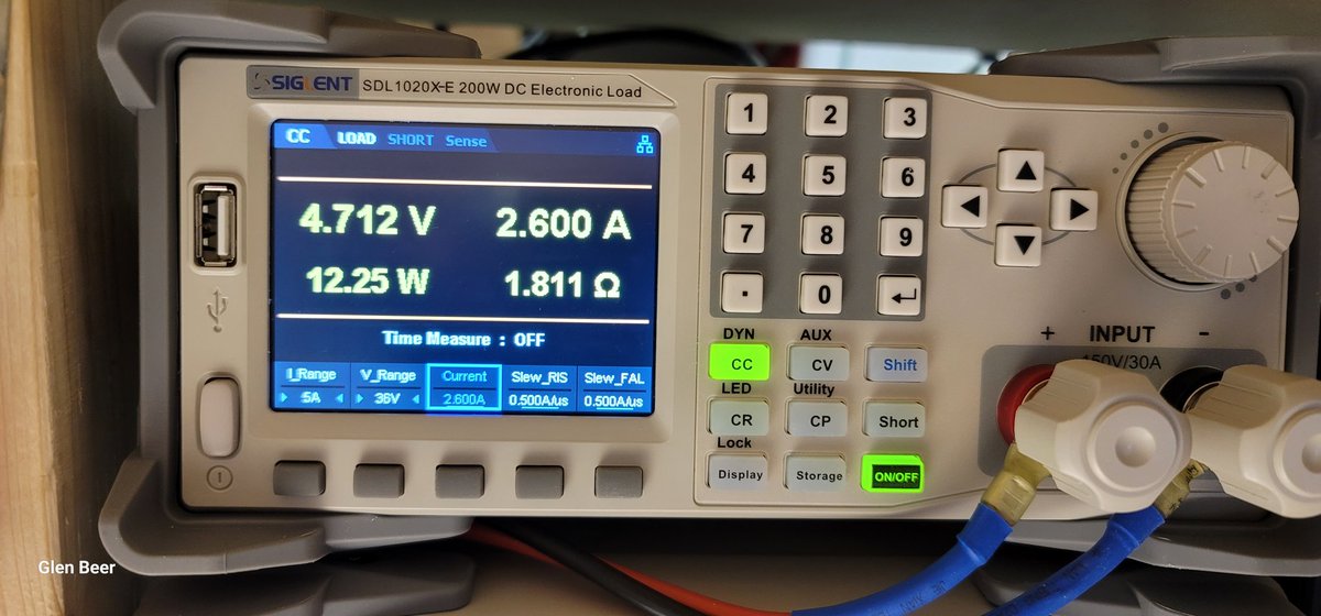 glenbeer's tweet photo. Pushing the limits of a budget buck converter from #Amazon running it for an hour at 2.6A load.
I used Elegoo Wash & Cure cover is case a cap blew. #Electronics #Siglent #KIPrim https://t.co/d7uoOkJlJZ