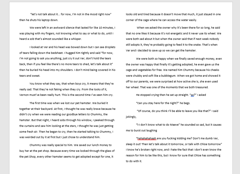 BearNonni's tweet photo. omg!! 🤣 digging through my email then I found the Vernon x oc "AU" that I wrote nung 2016  completely forgot that this existed!! Thank god I sent it to a friend so meron pa ako copy 🤣 here's a snippet https://t.co/pFoYHouQN8