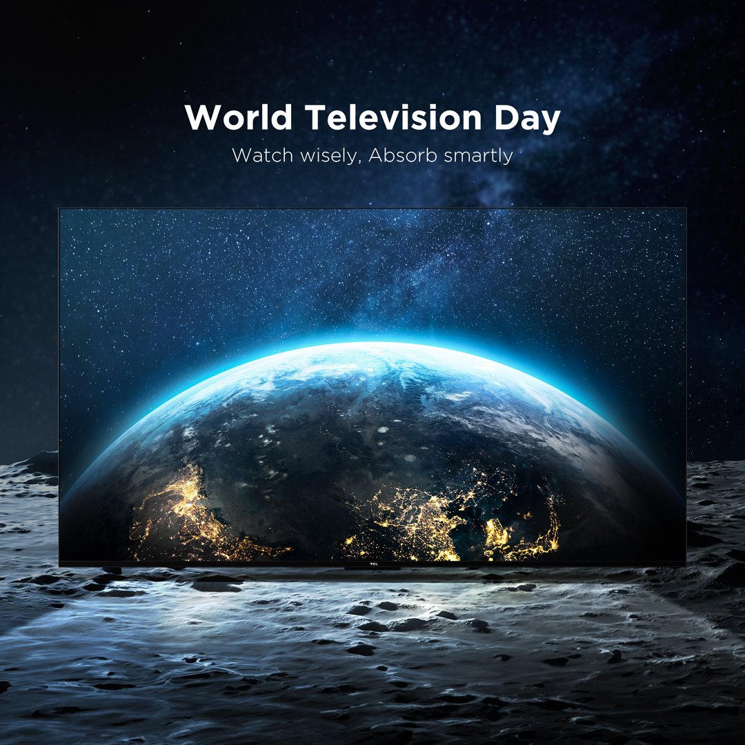 TCLPak's tweet image. Happy World Television Day!

Let's raise a remote control to honour our beloved screen time! Join us in celebrating the endless entertainment, news, and connections television brings to our daily lives.

#WorldTelevisionDay #chooseTCL #InspireGreatness