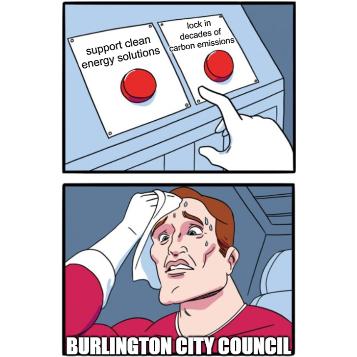 It should never have been a difficult decision, but despite overwhelming opposition from the residents they are supposed to represent, Burlington City Council decided to vote yes for the McNeil steam pipe tonight. The fight is not over! We're not going away!