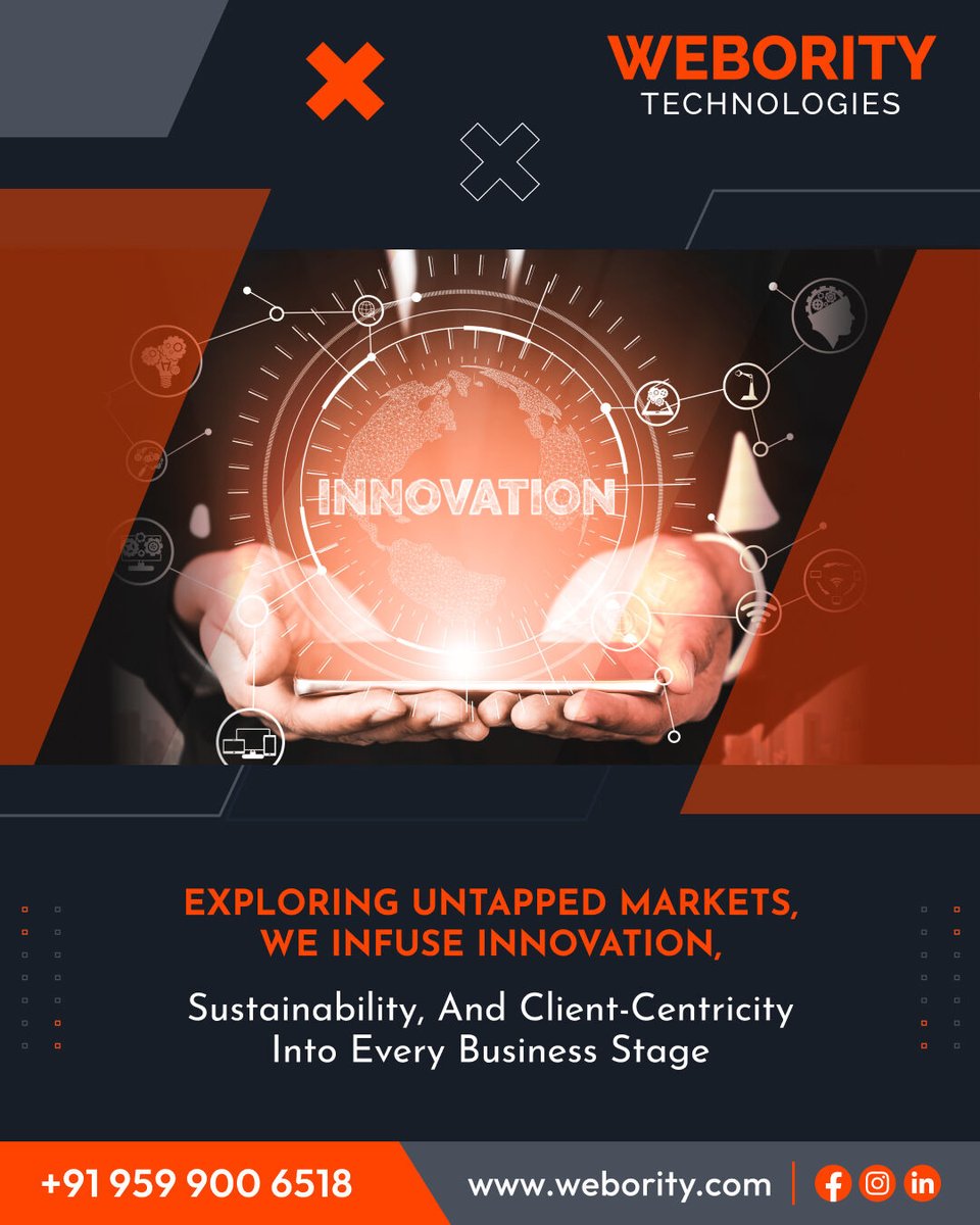 webority's tweet image. Venturing into uncharted markets, we infuse innovation, sustainability, and client-centricity at every stage of business, carving new pathways for growth and success. 🚀🌐 

#InnovationExploration #SustainableBusiness #ClientFirstApproach 
#BusinessPioneers #MarketLeadership